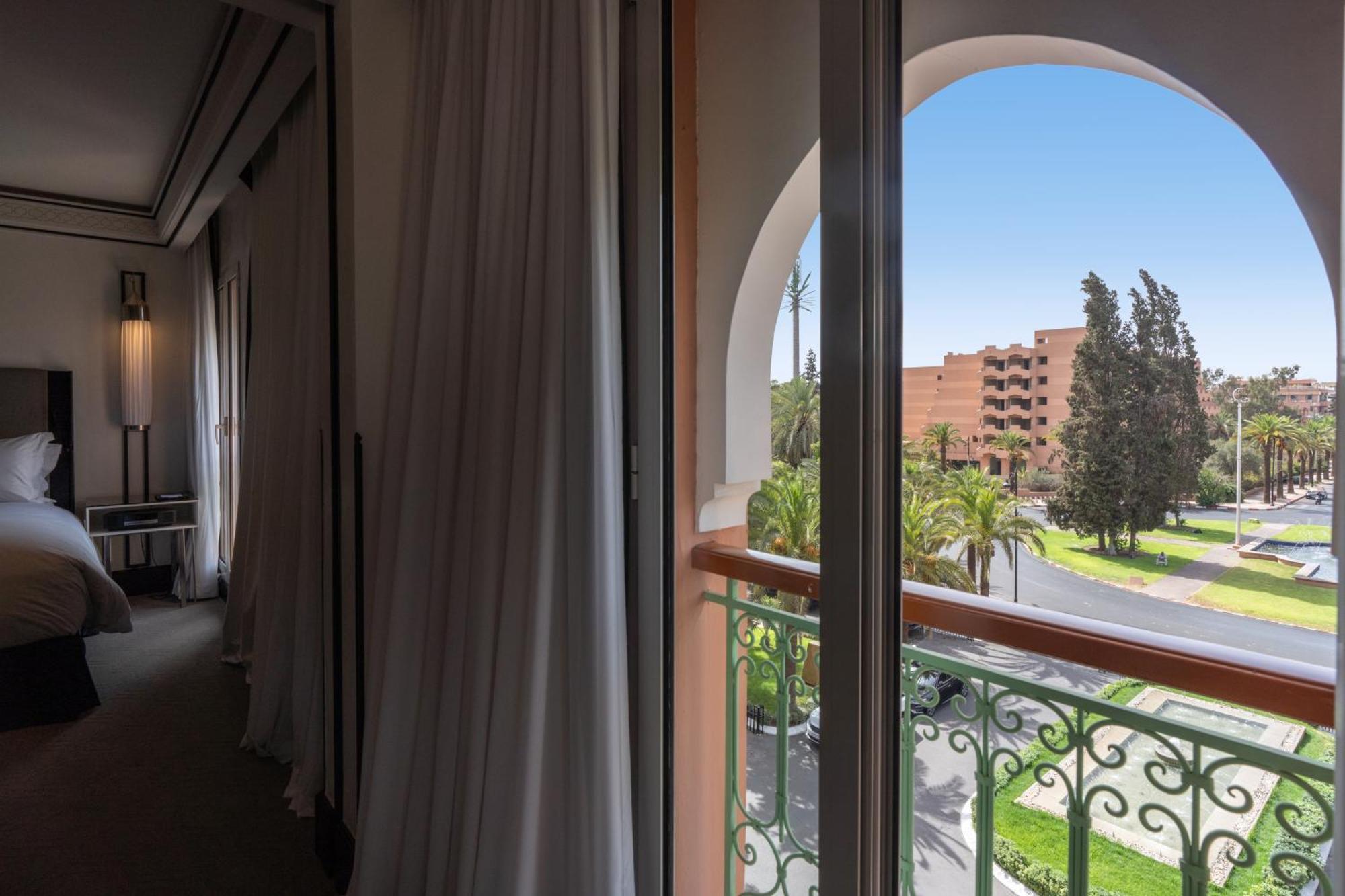Sofitel Marrakech Palais Imperial & Spa Маракеш Екстериор снимка A view from a room at the hotel